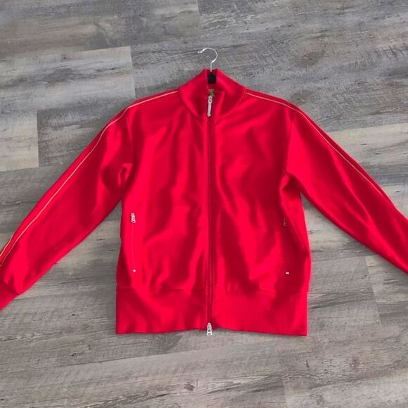 Hugo Boss Red Performance Track Sport Jacket Size L - Picture 1 of 14